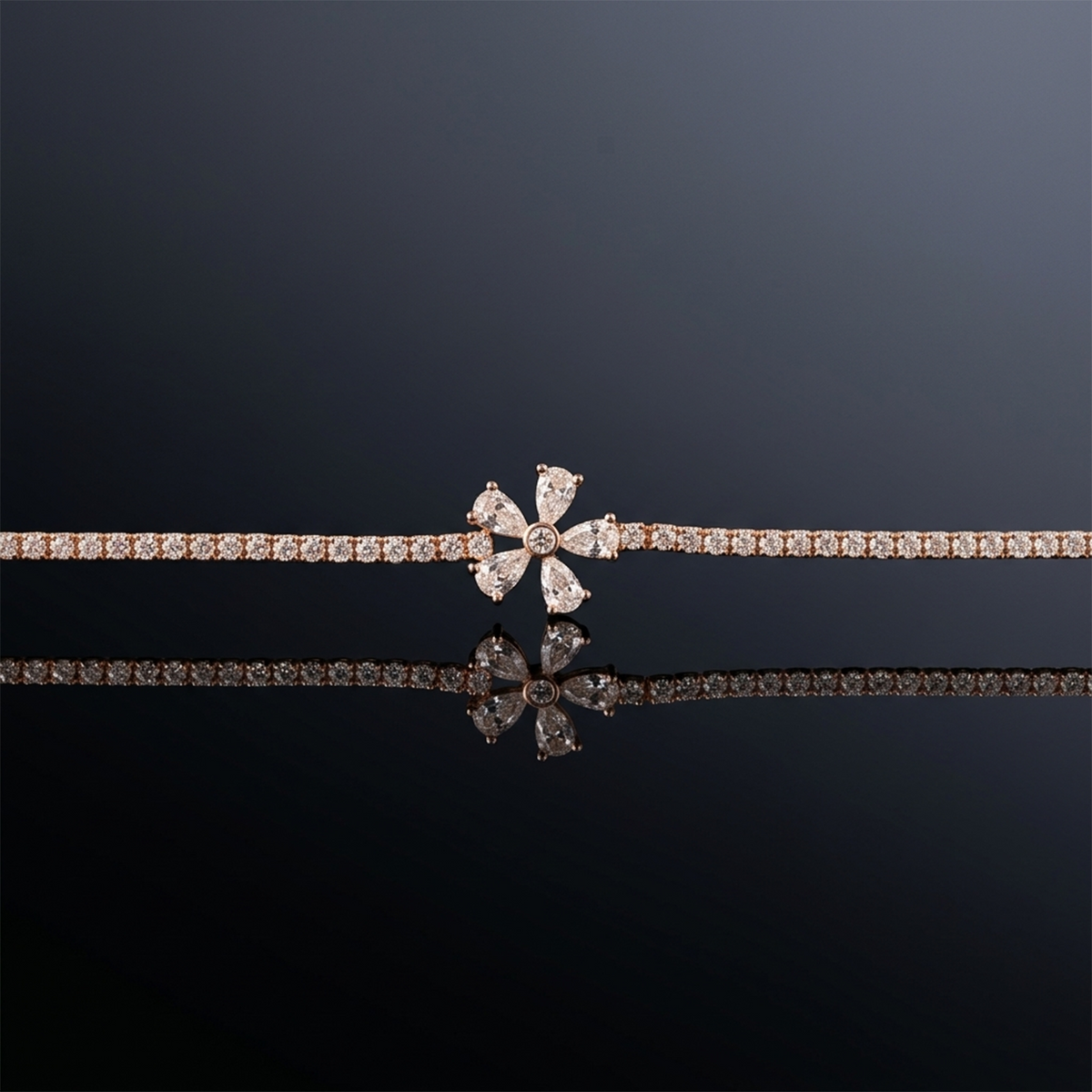 blueberry_blossom_rosegold_bracelet_black