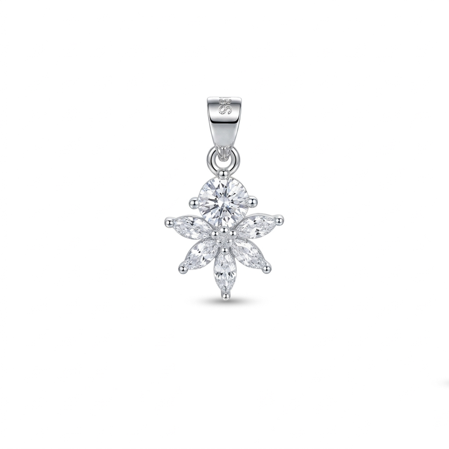 Wild Flower Silver Pendant