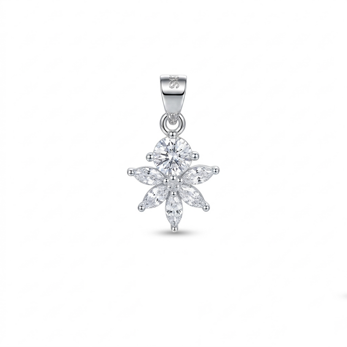 Wild Flower Silver Pendant