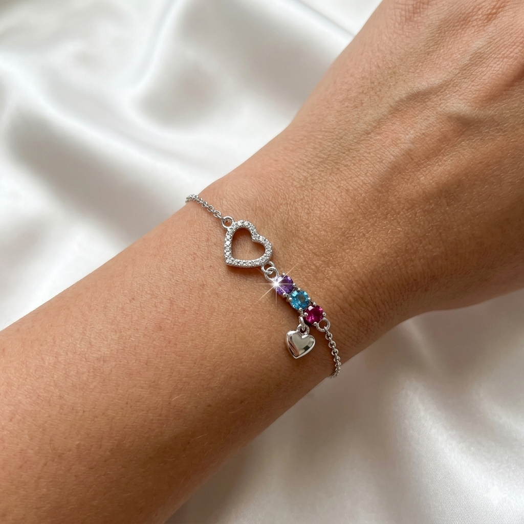 Luxury Heart Motif Bracelet