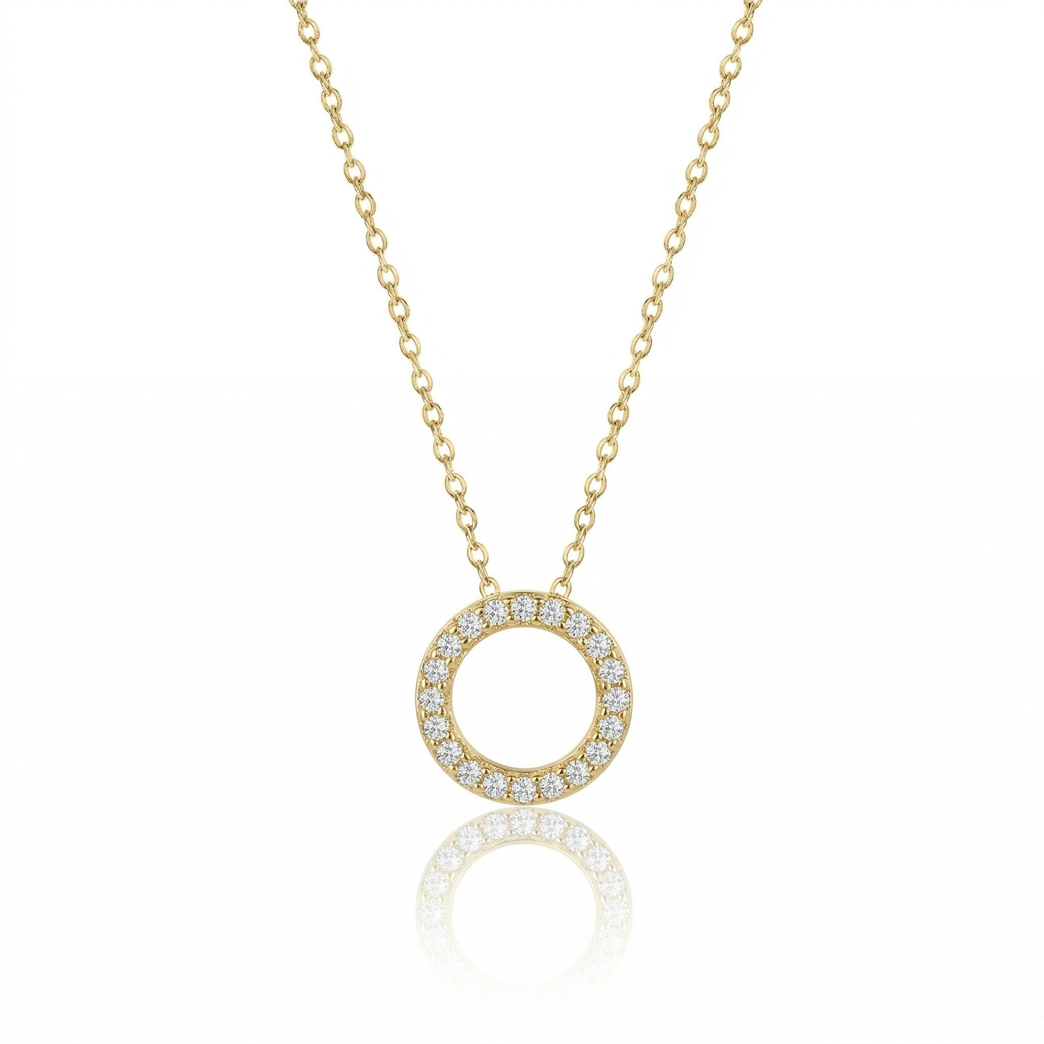 Infinite Halo Gold Plated Chain