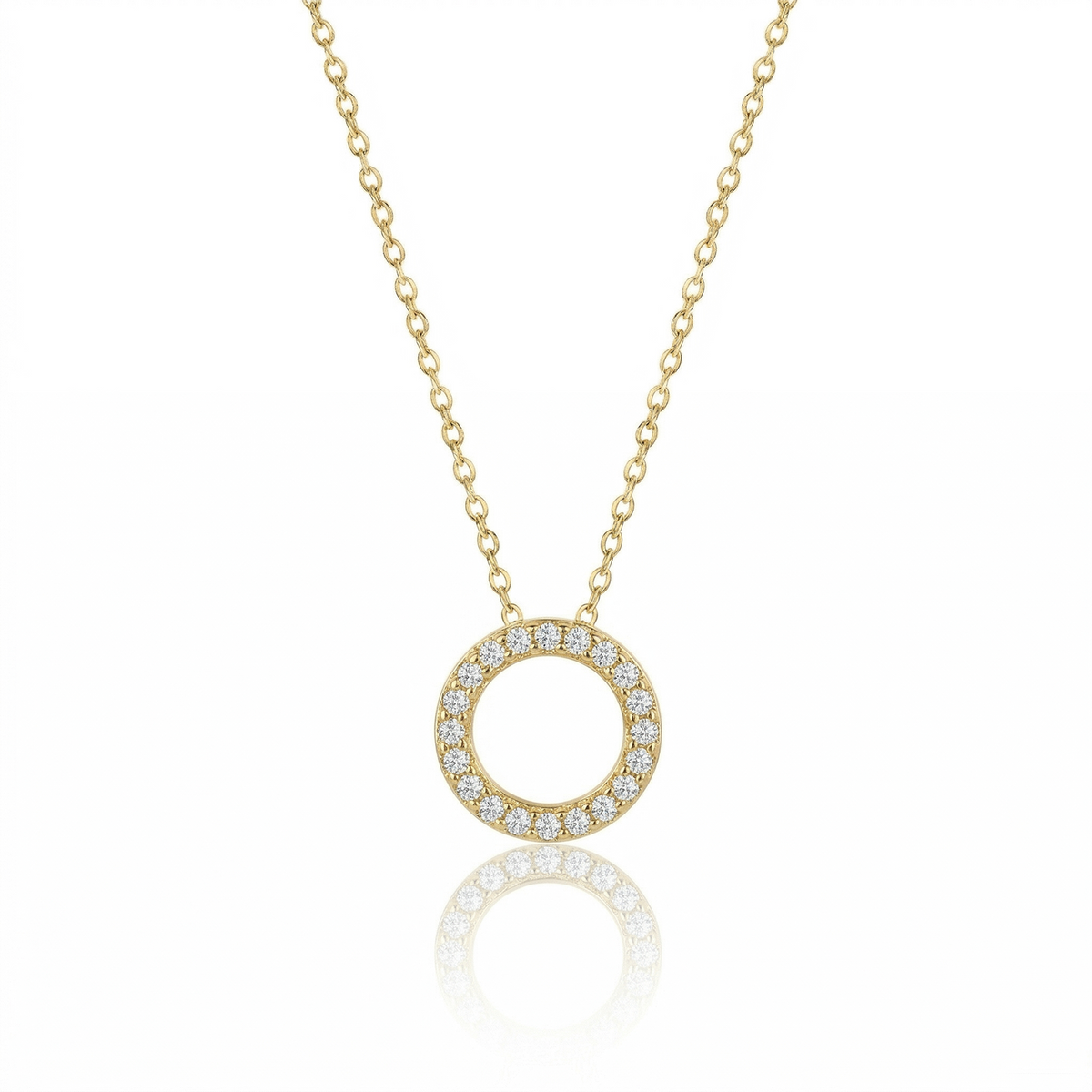 Infinite Halo Gold Plated Chain