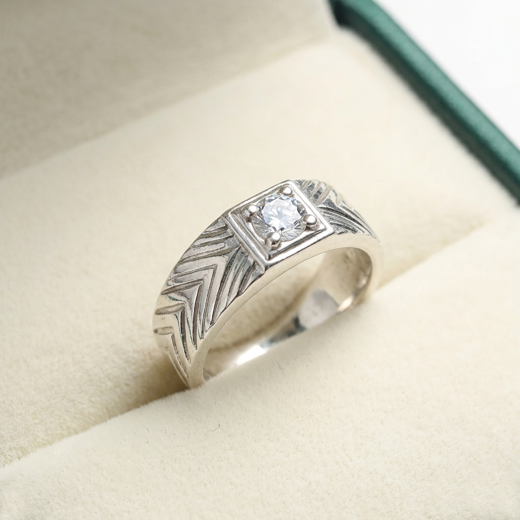 Moonlight Pixel Dream Ring