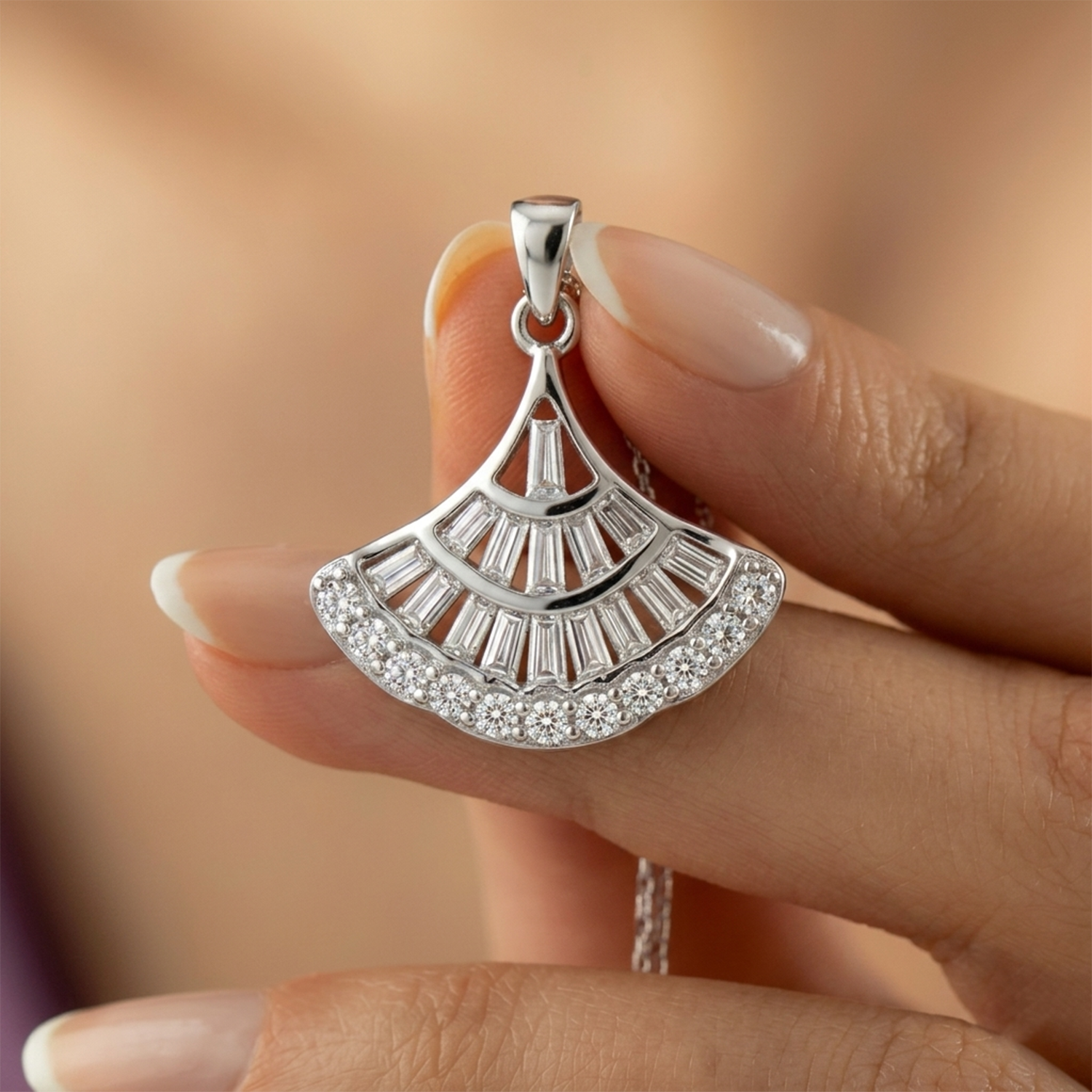 Peacock Tail  Pendant