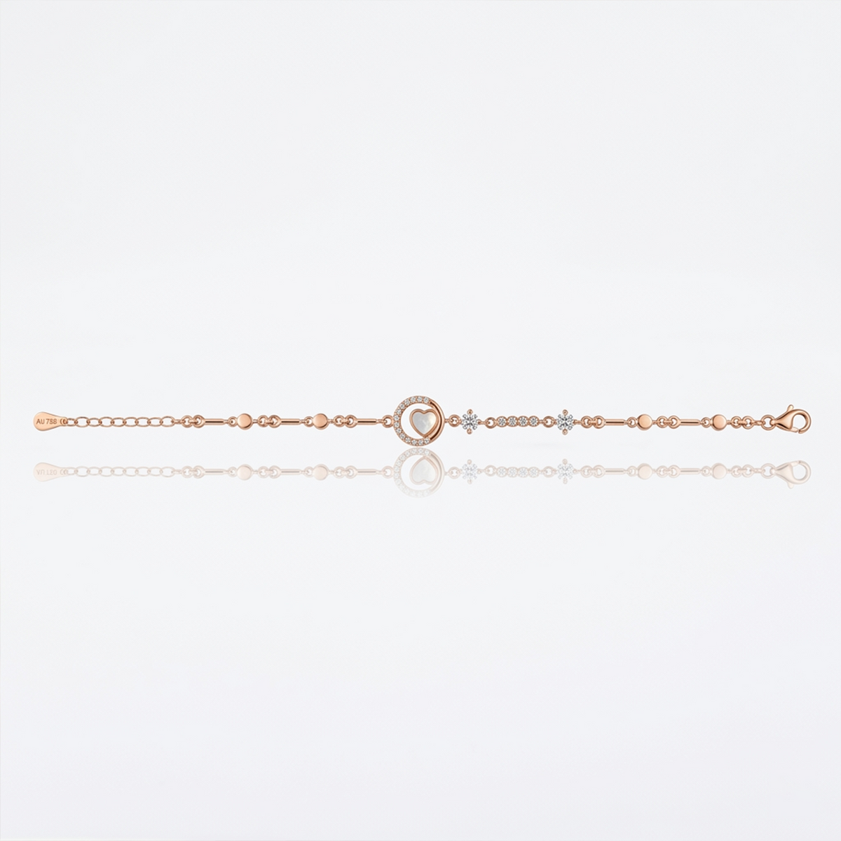 blueberry_round_heart_bracelet_white